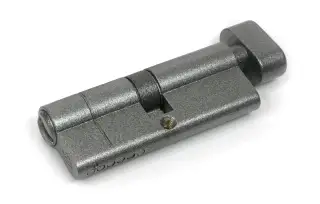 45850 From The Anvil Pewter 40/40 5pin Euro Profile Cylinder & Turn