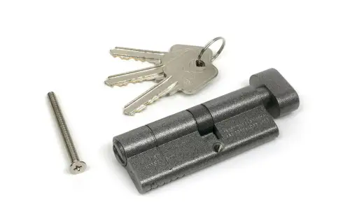 Click Here To Enlarge This Photo Of 45854 From The Anvil Pewter 35T/45 5pin Euro Profile Cylinder & Turn