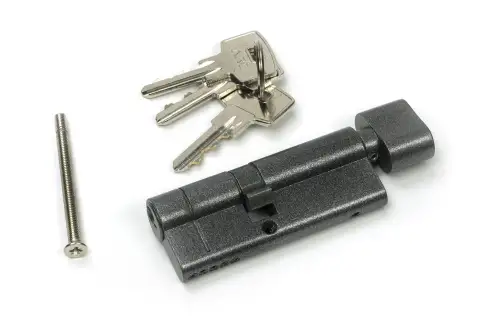 Click Here To Enlarge This Photo Of 45858 From The Anvil Pewter 35/45T 5pin Euro Profile Cylinder & Turn
