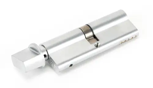 Click Here To Enlarge This Photo Of 46268 From The Anvil Satin Chrome 45/45 5pin Euro Profile Cylinder & Turn