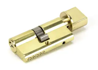 46269 From The Anvil Brass 30/30 5pin Euro Profile Cylinder & Turn (Keyed Alike)