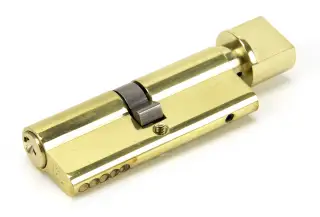 46275 From The Anvil Brass 40/40 5pin Euro Profile Cylinder & Turn (Keyed Alike)
