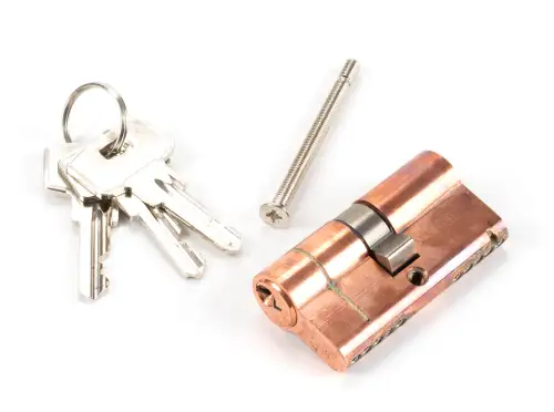 Click Here To Enlarge This Photo Of 45801 From The Anvil Polished Bronze 30/30 5pin Euro Profile Double Cylinder