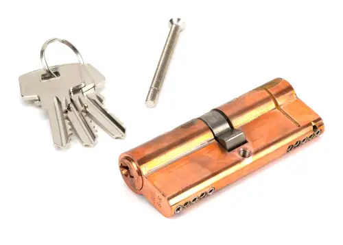 Click Here To Enlarge This Photo Of 45809 From The Anvil Polished Bronze 40/40 5pin Euro Profile Double Cylinder