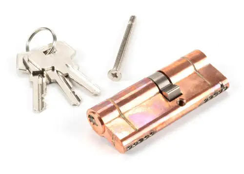 Click Here To Enlarge This Photo Of 45813 From The Anvil Polished Bronze 35/45 5pin Euro Profile Double Cylinder