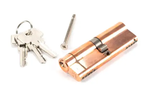 Click Here To Enlarge This Photo Of 45817 From The Anvil Polished Bronze 45/45 5pin Euro Profile Double Cylinder