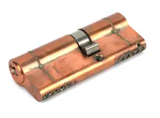 45833 From The Anvil Polished Bronze 35/45 5pin Euro Profile Double Cylinder (Keyed Alike)