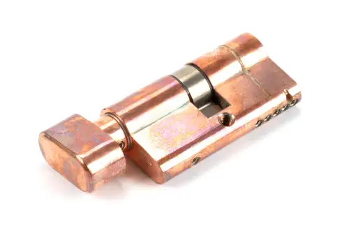 Click Here To Enlarge This Photo Of 45841 From The Anvil Polished Bronze 30/30 5pin Euro Profile Cylinder & Turn