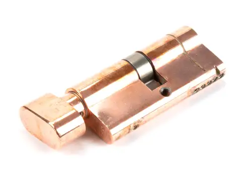 Click Here To Enlarge This Photo Of 45845 From The Anvil Polished Bronze 35/35 5pin Euro Profile Cylinder & Turn