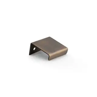 AW908-37-AB - Alexander & Wilks Tilly Finger Pull 37mm - Antique Brass
