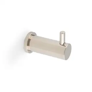 AW777PNPVD - Alexander & Wilks Plain Robe Hook - Polished Nickel PVD