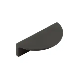 BUR610DB - Frelan Hardware Burlington 80mm Dark Bronze Half Moon Cabinet Handle