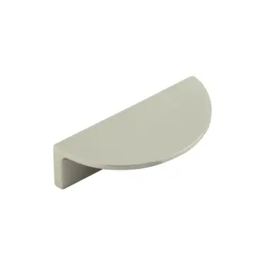 Click Here To Enlarge This Photo Of BUR610SN - Frelan Hardware Burlington 80mm Satin Nickel Half Moon Cabinet Handle