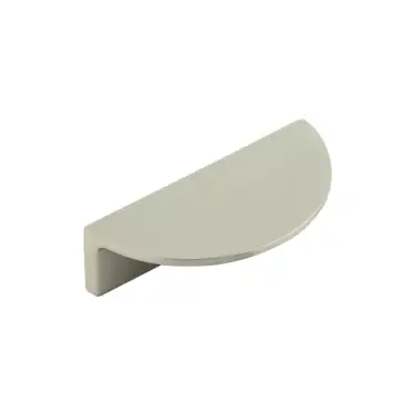 Click Here To Enlarge This Photo Of BUR610SN - Frelan Hardware Burlington 80mm Satin Nickel Half Moon Cabinet Handle