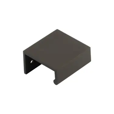 Click Here To Enlarge This Photo Of BUR910DB - Frelan Hardware Burlington 50mm Dark Bronze Angled Edge Pull
