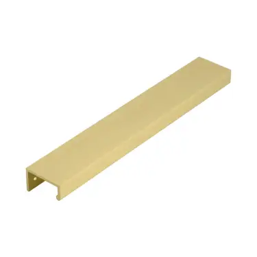 Click Here To Enlarge This Photo Of BUR912SB - Frelan Hardware Burlington 300mm Satin Brass Angled Edge Pull