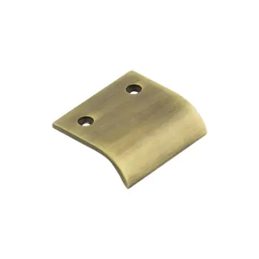 Click Here To Enlarge This Photo Of BUR920AB - Frelan Hardware Burlington 50mm Antique Brass Curved Edged Pull