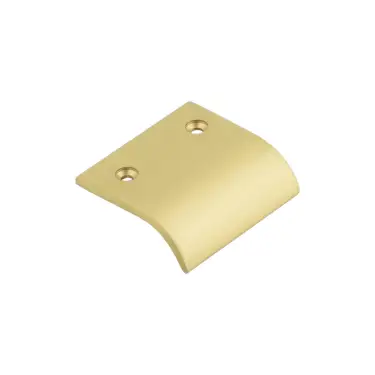 Click Here To Enlarge This Photo Of BUR920SB - Frelan Hardware Burlington 50mm Satin Brass Curved Edged Pull