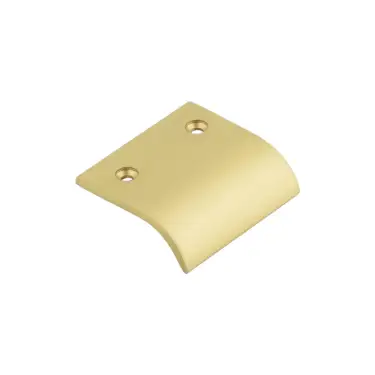 Click Here To Enlarge This Photo Of BUR920SB - Frelan Hardware Burlington 50mm Satin Brass Curved Edged Pull