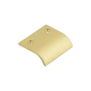 BUR920SB - Frelan Hardware Burlington 50mm Satin Brass Curved Edged Pull