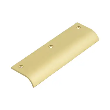 Click Here To Enlarge This Photo Of BUR921SB - Frelan Hardware Burlington 150mm Satin Brass Curved Edge Pull