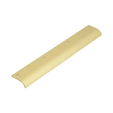 Click Here To Enlarge This Photo Of BUR922SB - Frelan Hardware Burlington 300mm Satin Brass Curved Edge Pull