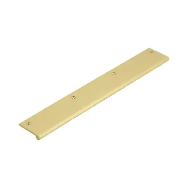 Click Here To Enlarge This Photo Of BUR932SB - Frelan Hardware Burlington 300mm Satin Brass Flat Edge Pull