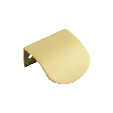 Click Here To Enlarge This Photo Of BUR940SB - Frelan Hardware Burlington 50mm Satin Brass Arched Edge Pull