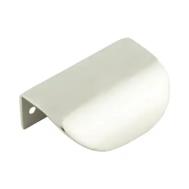Click Here To Enlarge This Photo Of BUR941PN - Frelan Hardware Burlington 75mm Polished Nickel Arched Edge Pull
