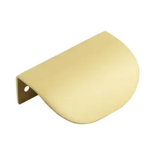 BUR941SB - Frelan Hardware Burlington 75mm Satin Brass Arched Edge Pull