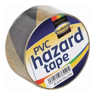 SAFTBY2 ProSolve PVC Builders Tape 2" Black/Yellow