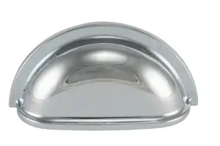 Eclipse 95656 Traditional Style Cup Pull 76mm - Polished Chrome