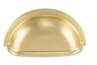 Eclipse 95654 Traditional Style Cup Pull 76mm - Satin Brass