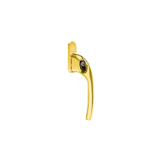 AR722-7/040 HOPPE Offset Right Hand Locking Espagnolette Handle - Polished Brass (50028960)