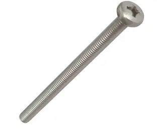 L28745 - HOPPE Spare Screw M5 x 80mm - Nickel/Silver