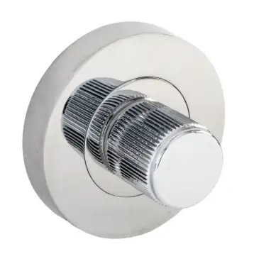 Click Here To Enlarge This Photo Of Eclipse 63290 Polished Chrome Linear Thumbturn & Release on Round Rose (Insignia Range)