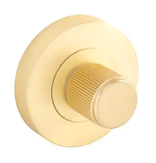 Eclipse 63293 Satin Brass Linear Thumbturn & Release on Round Rose (Insignia Range)