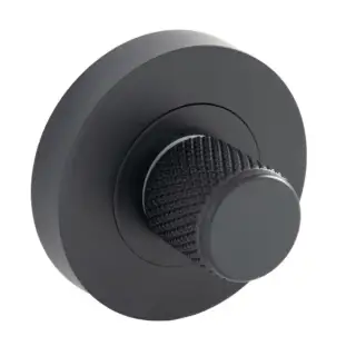 Eclipse 63281 Matt Black Knurled Thumbturn & Release on Round Rose (Insignia Range)