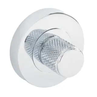 Eclipse 63280 Polished Chrome Knurled Thumbturn & Release on Round Rose (Insignia Range)