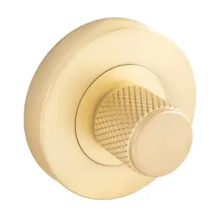 Eclipse 63283 Satin Brass Knurled Thumbturn & Release on Round Rose (Insignia Range)