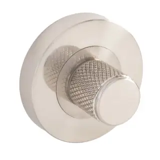 Eclipse 63282 Satin Nickel Knurled Thumbturn & Release on Round Rose (Insignia Range)