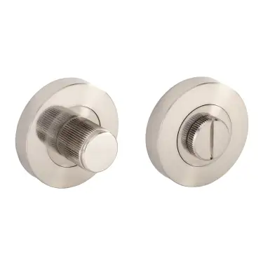Click Here To Enlarge This Photo Of Eclipse 63292 Satin Nickel Linear Thumbturn & Release on Round Rose (Insignia Range)