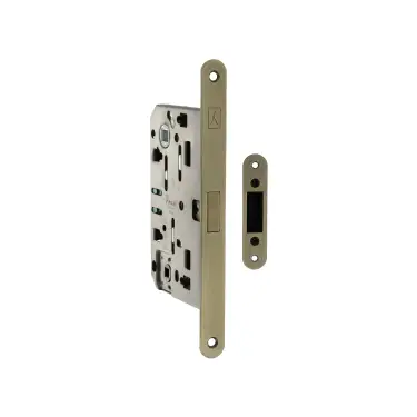 Click Here To Enlarge This Photo Of BON2XTWC60MAB - Bonaiti Polaris 2XT Magnetic Latch/Bathroom Lock (60mm backset) - Matt Antique Brass
