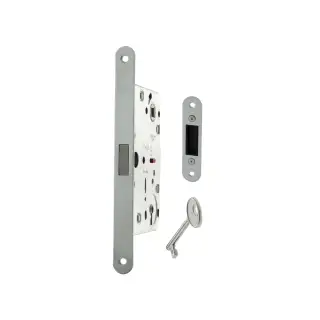 AGB2XTLKPC - AGB Polaris 2XT Magnetic Latch/Key Sashlock (60mm backset) - Polished Chrome