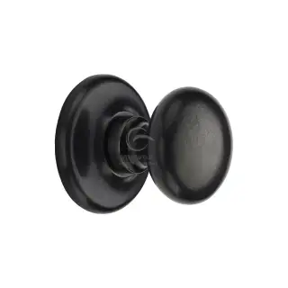 RDB901 M.Marcus Rustic Dark Bronze Round Centre Door Knob 3"