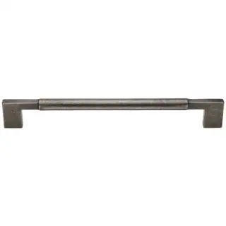 RPW346 457 M.Marcus Rustic Pewter Door Pull Bauhaus Design 457mm