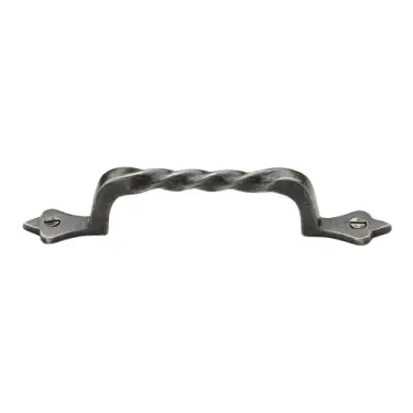Click Here To Enlarge This Photo Of RPW370 251 M.Marcus Rustic Pewter Cabinet Pull Twist Design 251mm