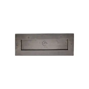 Click Here To Enlarge This Photo Of RPW465 305 M.Marcus Rustic Pewter Letterplate 12" x 4"