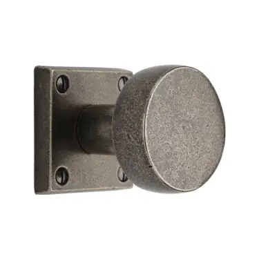 Click Here To Enlarge This Photo Of RPW8822 M.Marcus Rustic Pewter Mortice Knob on Rose Olympic Design