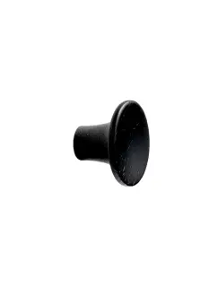 Furnipart 'Tuba' Wooden Cabinet Knob D28mm - Stained Black Ash (109120028-994)